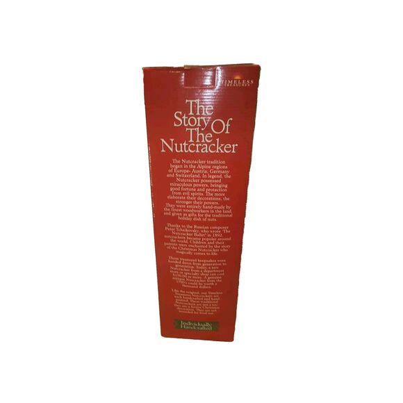 Timeless Treasures 20" Deluxe Wooden Nutcracker Santa - Picture 3 of 4